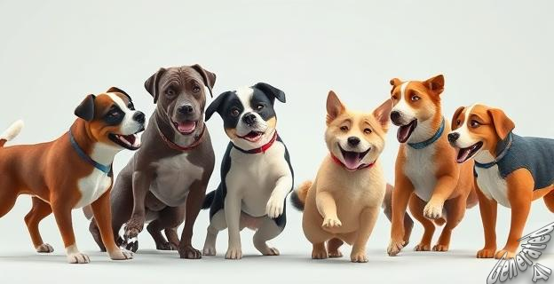 Perro mestizo, yorkshire terrier, labrador retriever, setter inglés y caniche