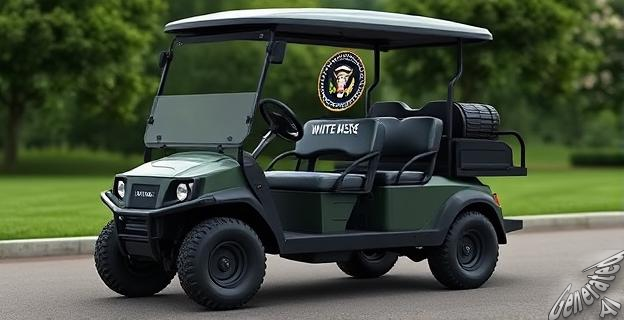 Un buggy blindado llamado 'Golf Force One'