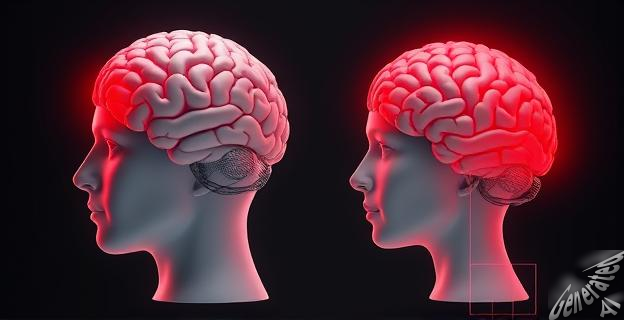 Los hombres experimentan una reducción más pronunciada del grosor cortical y del volumen cerebral total