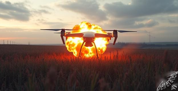 Un dron ucraniano explotó en un campo de Estonia