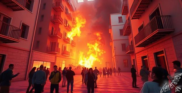 Seis personas atendidas por inhalación de humo