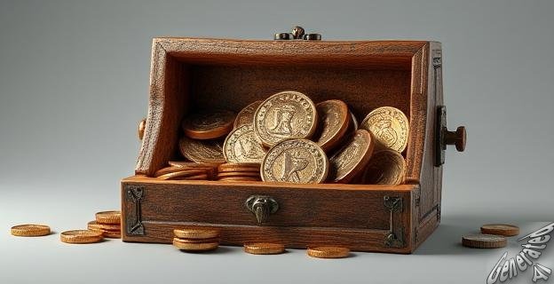 Un tesoro de más de 40 monedas y objetos de metales preciosos