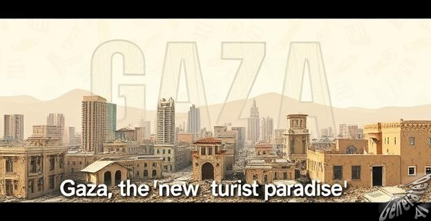 Evacuación de los habitantes de Gaza y conversión en centro turístico y manufacturero