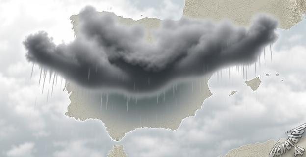 Lluvias y tormentas en el norte y centro de España