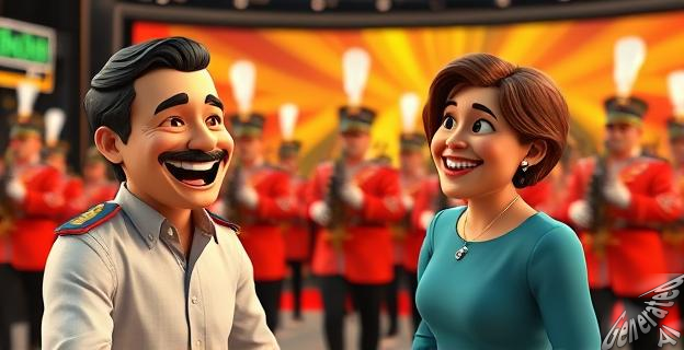 Buenafuente sorprende a Silvia Abril con una charanga en la cuarta entrega de 'Futuro imperfecto'