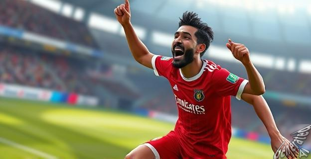 Eddahchouri marcó un 'hat trick' en un cuarto de hora