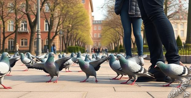 Las palomas se han vuelto desvergonzadas y osadas debido a que las personas les han estado alimentando