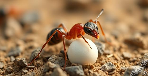 Las reinas de M. ibericus ponen huevos que conservan el ADN nuclear de M. structor