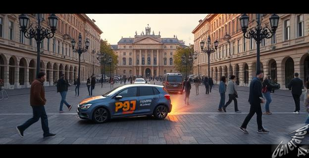 El conductor arrancó el coche cuando las personas empezaron a cruzar
