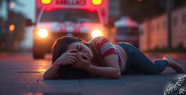 Se desmayó por un posible golpe de calor