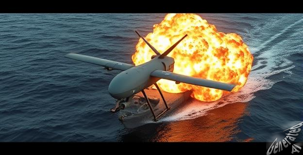 La Armada francesa ha probado con éxito un dron marino no tripulado contra un buque fuera de servicio