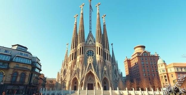 La Sagrada Familia supera a la iglesia de Ulm en Alemania con 162,91 metros de altura