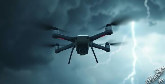 Un dron con jaula de Faraday puede captar y guiar relámpagos