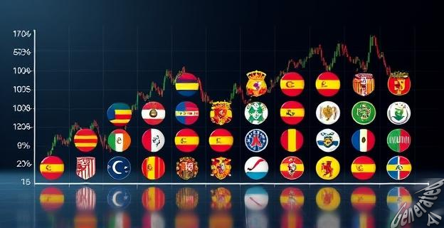El valor de los 42 equipos profesionales de fútbol en España se ha publicado en un estudio anual