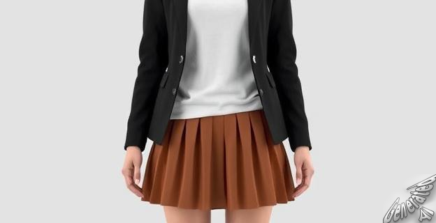 La falda plisada de H&M cuesta 44,99 euros