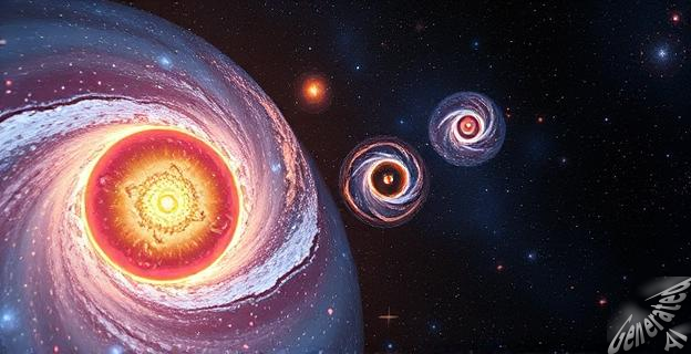 El espacio entre las galaxias se estira