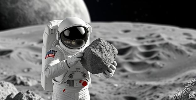 Un deslizamiento de tierra de cinco kilómetros en la superficie lunar