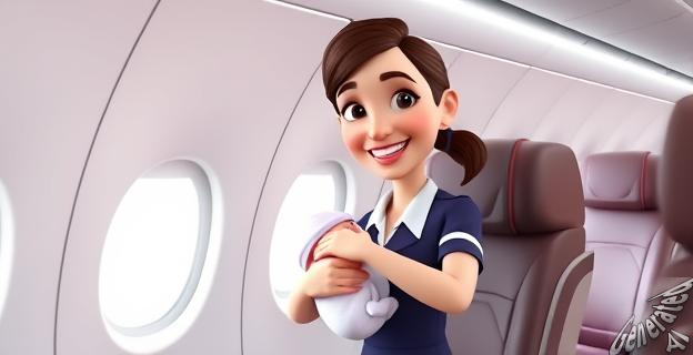 Una madre se olvidó de su bebé en el asiento del avión