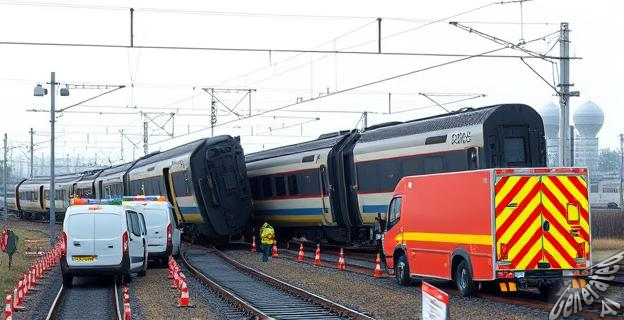 Un desprendimiento de tierra sobre las vías es una posible causa del accidente