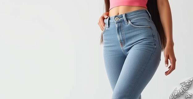 El pantalón vaquero efecto faja de Mango cuesta 19,99 euros