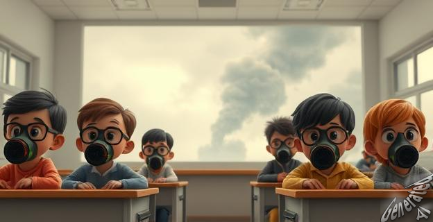 El 99% de los entornos escolares tienen concentraciones de NO2 por encima de lo recomendado por la OMS