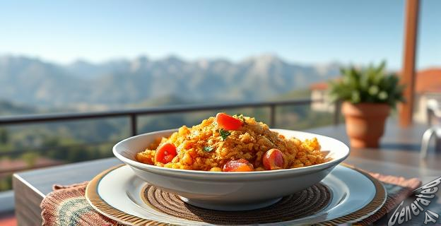 El arroz caldoso es el plato estrella del pueblo