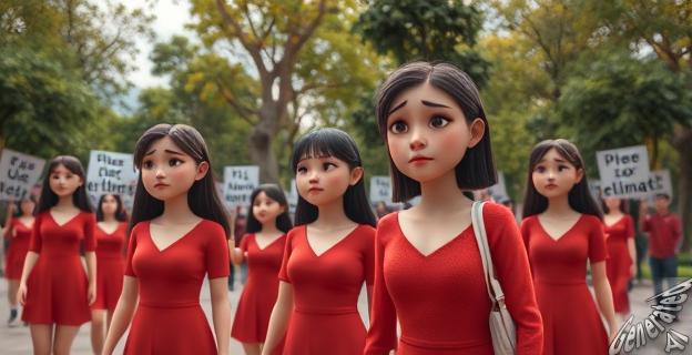 La Brigada de Rebeldes Rojas utiliza arte y emoción para concienciar sobre la crisis climática y otras emergencias sociales