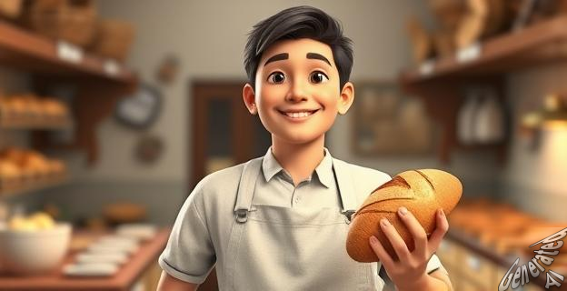 Un joven de 19 años salvó la panadería de su pueblo incorporando a sus padres