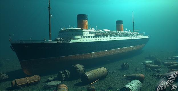 La campana de alarma y otros objetos valiosos fueron recuperados a 120 metros de profundidad