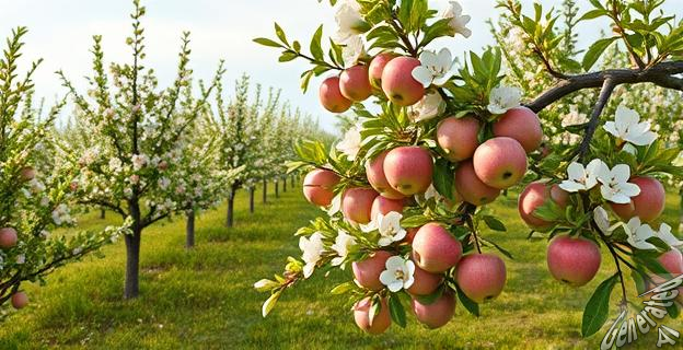 La floración de los manzanos se produce entre marzo y mayo
