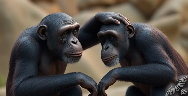 El beso deriva del acicalamiento entre primates