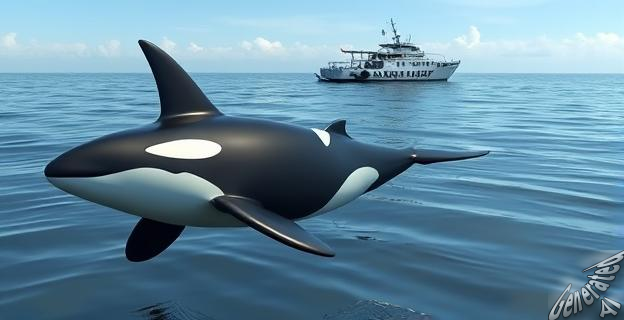 La campaña 'Save the Iberian Orca' utiliza una embarcación llamada Walrus para monitorear y proteger a las orcas