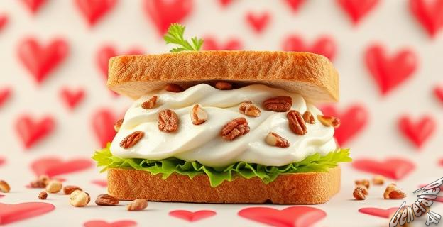 Un sándwich con 30 gramos de queso crema bajo en grasas, tres nueces picadas y una rama de apio puede ayudar a reducir el colesterol