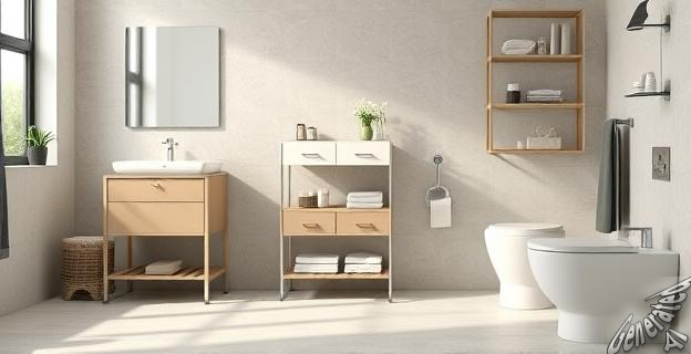 Carrito de baño Acina de Leroy Merlin