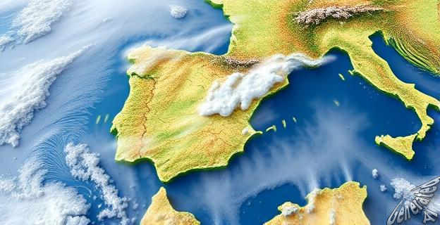 Lluvias fuertes en Galicia el domingo