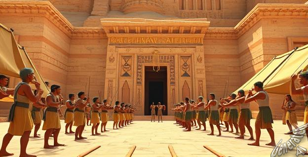 La primera huelga laboral ocurrió en el año 29 del reinado de Ramsés III