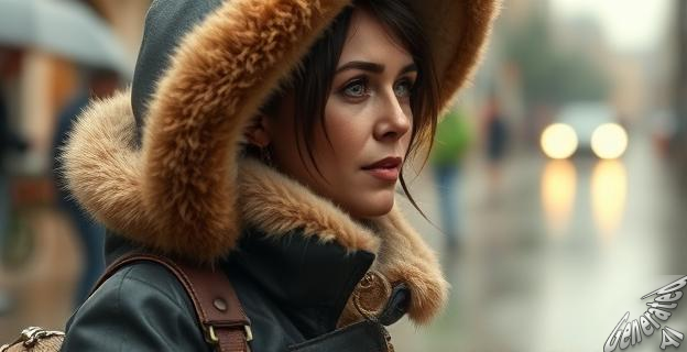 Un chubasquero con forro de borreguito que cuesta 47'99 euros