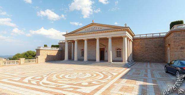 El mayor mosaico de la Península Ibérica se encuentra en la Villa Romana de la Estación, con más de 20.000 metros cuadrados de superficie