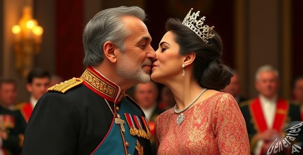 Un casto beso en la mejilla