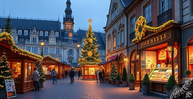 El mercadillo navideño de Narbona permanece abierto hasta la víspera del día de Reyes