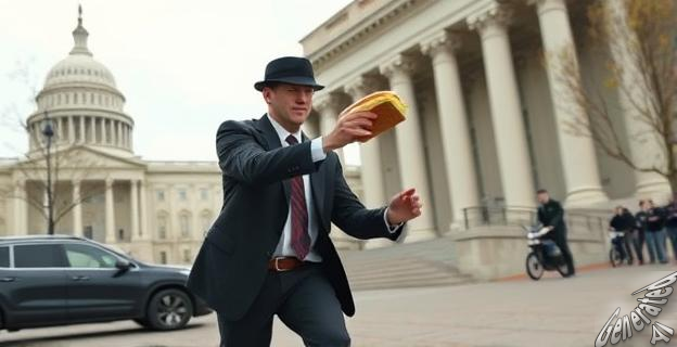 Lanzar un sándwich a un agente federal