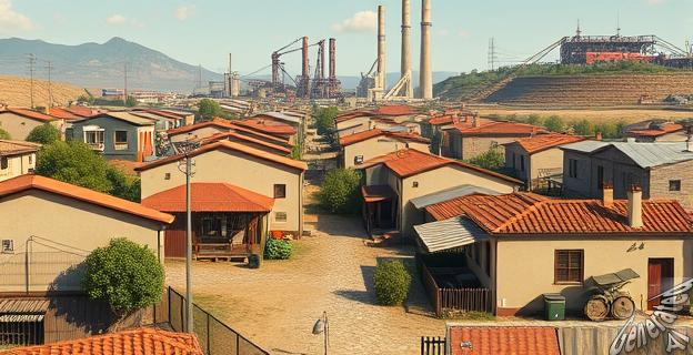 La Farga Lacambra creó una colonia industrial migrante para 80 familias gallegas en Catalunya