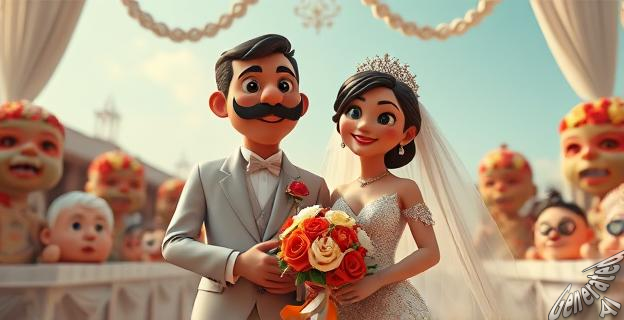 La boda fue una farsa