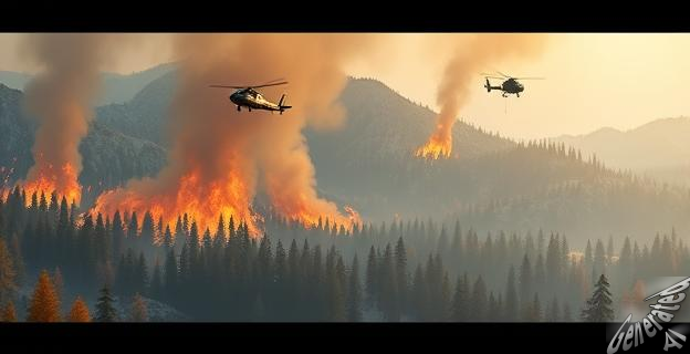 El incendio forestal en Vilardevós afecta a más de 400 hectáreas