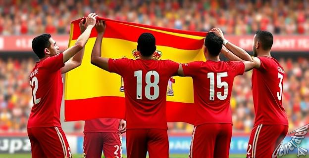 España ganó 5-1 con goles de Nico Williams, Mikel Merino, Lamine Yamal y Pedri
