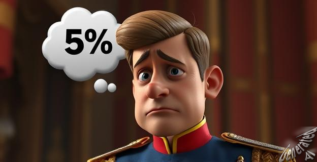 El príncipe Andrés tiene un 5% de apoyo