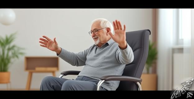 Tres ejercicios con silla para mejorar la movilidad en mayores de 60 años