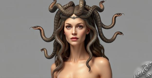 Un disfraz de Medusa