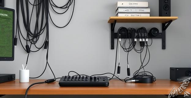 Un estante especial bajo la mesa