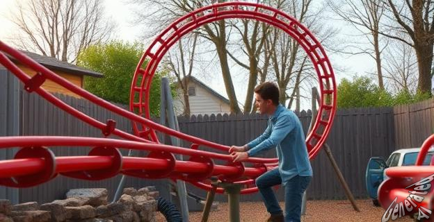 Se puede comprar una montaña rusa para uso personal por 2.750 dólares
